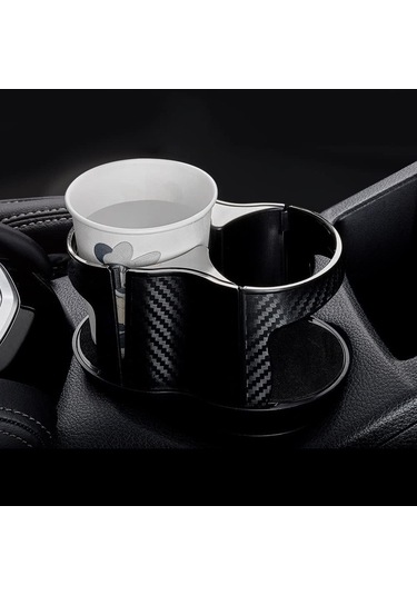 Tüm Amaç 2'de 1 Araba Kupası Tutucu Genişletici Adaptörü, 360 Dönen Ayarlanabilir Çok Fonksiyonlu Organizatör, Tekne/karavan İçin