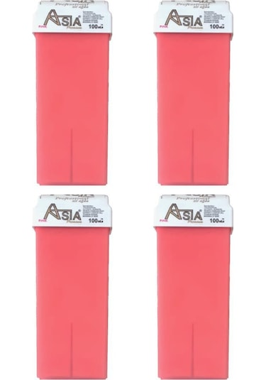 Asia Kartuş Roll On Sir Ağda Pudralı Pembe 4 x 100 ML