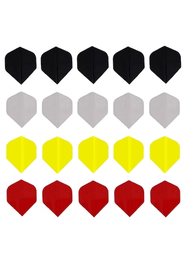 20 Set 60 Adet 4 Renk Dart Flight-flayt-kanat. 100 Mc