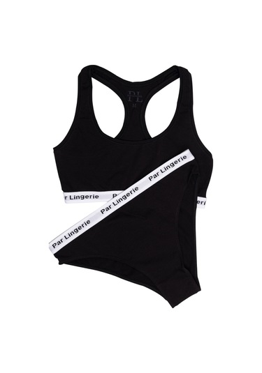 Sporcu Büstiyer Takım Siyah