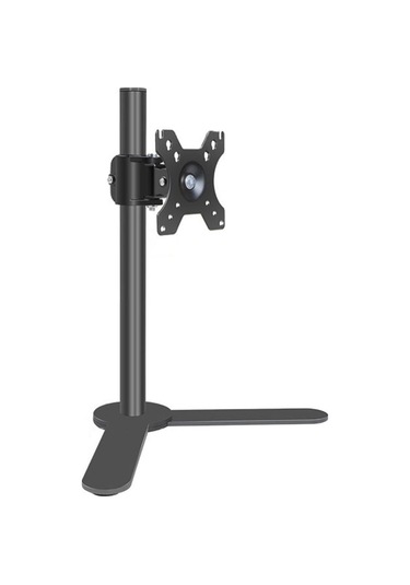 Tek Monitör Masa Standı, Yükseklik Ayarlamalı Bağımsız Çelik Monitör Tutucu, 17'-32 'monitörler İçin