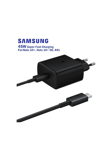 Samsung 45w Şarj Adaptörü Ve 5a Type-c Kablo Ep-ta845