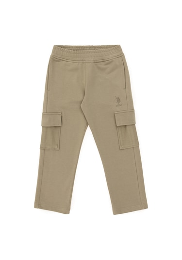 U.s. Polo Assn. Kız Çocuk Açık Haki Eşofman Altı 50297440-vr183 Açık Haki