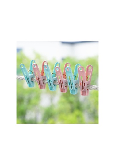 Sones Çok Amaçlı Çamaşır Mandalı Ev Plastik Sepet Çorap Klipsi 30 / Kutu Rastgele Renk