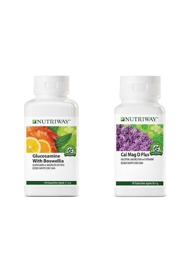 Amway Güçlü Eklemler Seti - Glucosamine Ve Calcium Magnesium D Pl