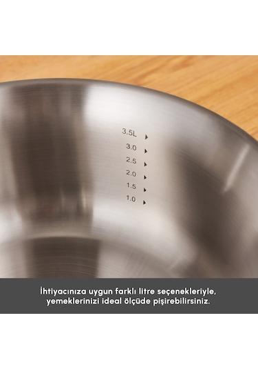 Karaca Power Steel 316+ 3ply Spirit İndüksiyon Tabanlı 8 Parça Çelik Tencere Seti Gümüş