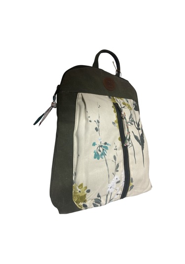 Vintage Kanvas Renkli Otantik Günlük Gezi Seyahat Sırt Çantası Lucas Bag 30 Cm X 37 Cm Haki