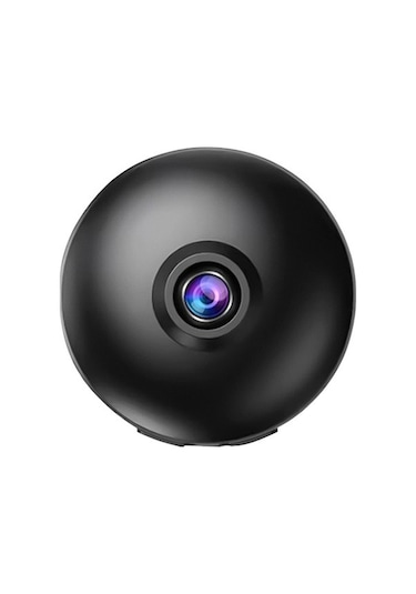 Ulzyvf Mini Wi-fi Kamera İç/dış Mekan Aksiyon Kamera Gece Görüşlü Hareket Algılama Siyah Siyah