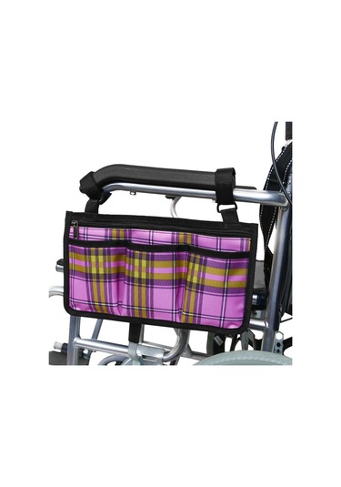 Suntek Kol Dayama Yürüteç Çantası Kırmızı-ekose