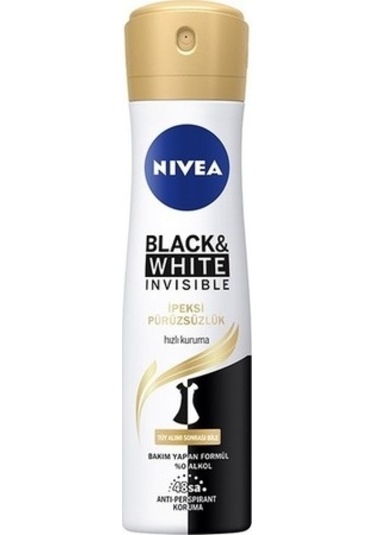Nivea Invisible Black&White Güçlü Etki Kadın Sprey Deodorant 150 ML