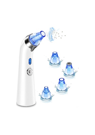 Teltree Siyah Nokta Temizleyici Vakum Cihazı - Gözenek Arındırma Ve Cilt Bakımı İçin Şarj Edilebilir Yüz Vakumu Mavi Çok Renkli