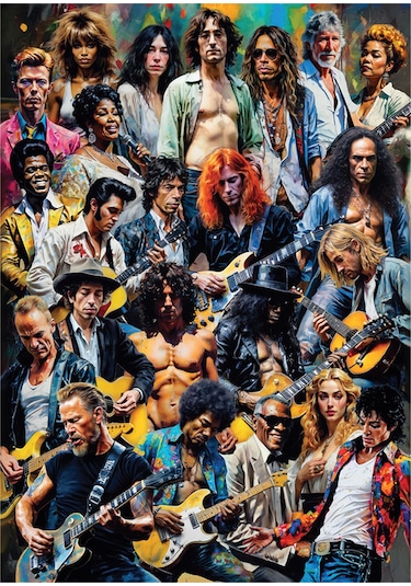 Anatolian 1500 Parçalık Puzzle - Rock Stars 4580