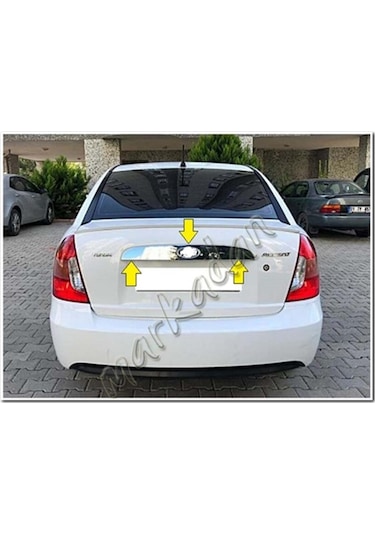 Hyundai Accent Era Krom Bagaj Çıtası 2005-2011 Paslanmaz Çelik N11.2186