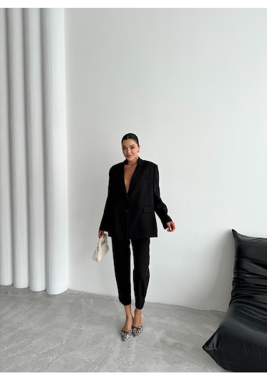 Laluvia Washington Blazer Ceket Siyah