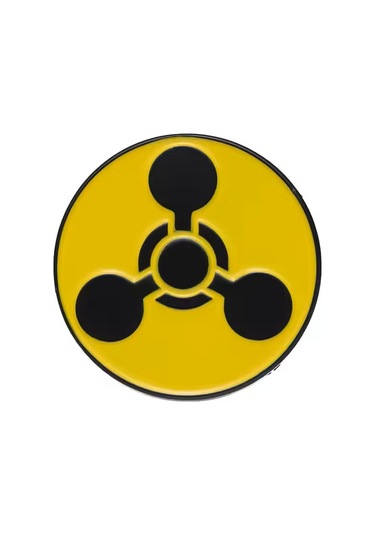 Radyoloji Sembölü Medikal Broş Çok Renkli