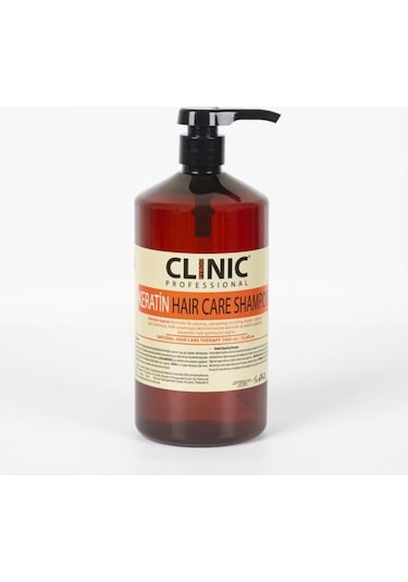 Clinic Professional Saç Dökülmesi ve Hızlı Saç Uzatma İçin Argan Özlü Keratin Şampuan 1 L