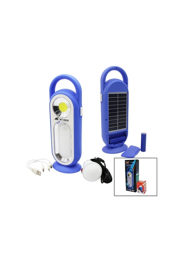 3ın1solar - Pilli - Usb Şarjlı - Fener Işıldak Powerbank Led - Co Çok Renkli