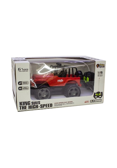 Kumandalı Jeep Safari Işıklı Şarjlı Full Fonksiyon 24 CM