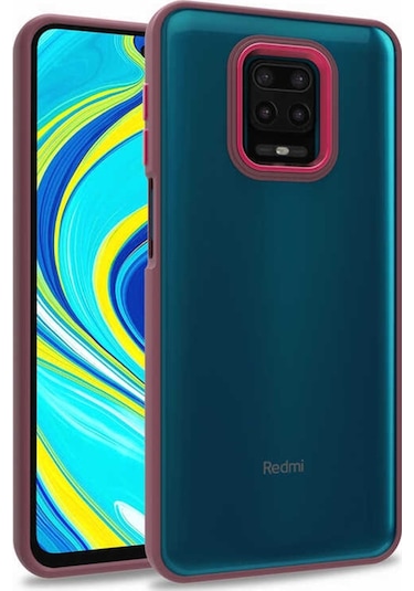 Xiaomi Redmi Note 9 Pro Kilif Flora Buton,Kenar Çevresi Renkli 546856908