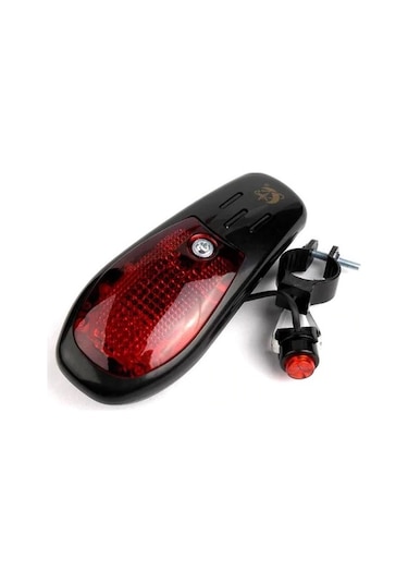 Bisiklet Pilli Korna 8 Değişik Sesli ve Işıklı Siyah