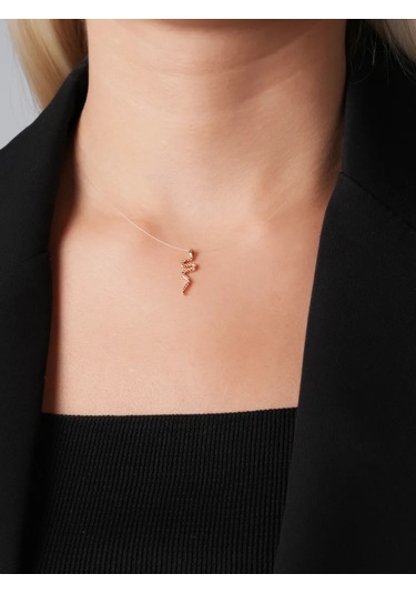 Lucente Boyun Zinciri 925 Ayar Gümüş Zeka Zinciri 306895776 Altın