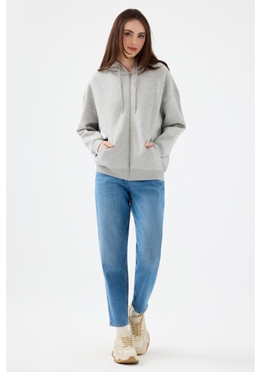 Loft Kadın Sweatshirt Gri