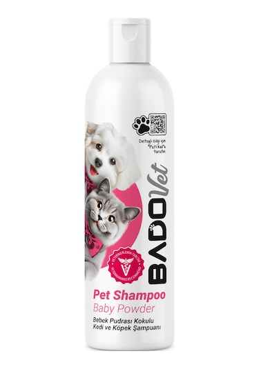 Bado Bebek Pudrası Kokulu Kedi Ve Köpek Şampuanı 400 Ml