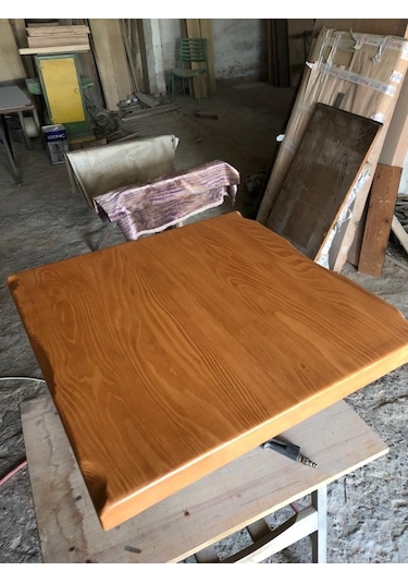 Bintaşmobilya Kütük Cafe Masa Üstü Tablası 60X60.Cm