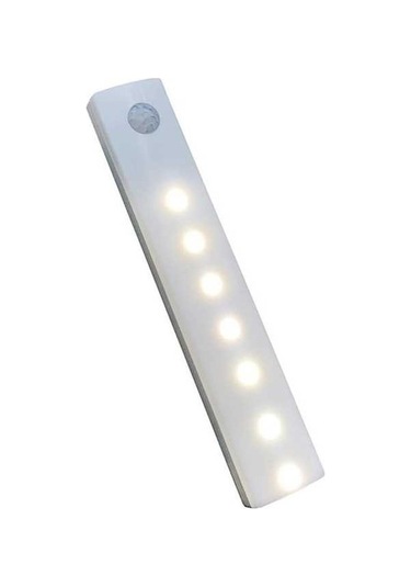 Fortunelane Led Sensörlü Işık Usb Şarjlı 7 Led'li 350mah Islak Beyaz Dolap/ışıklı Gece/yatak Odası/merdiven Işığı X15 Diğer