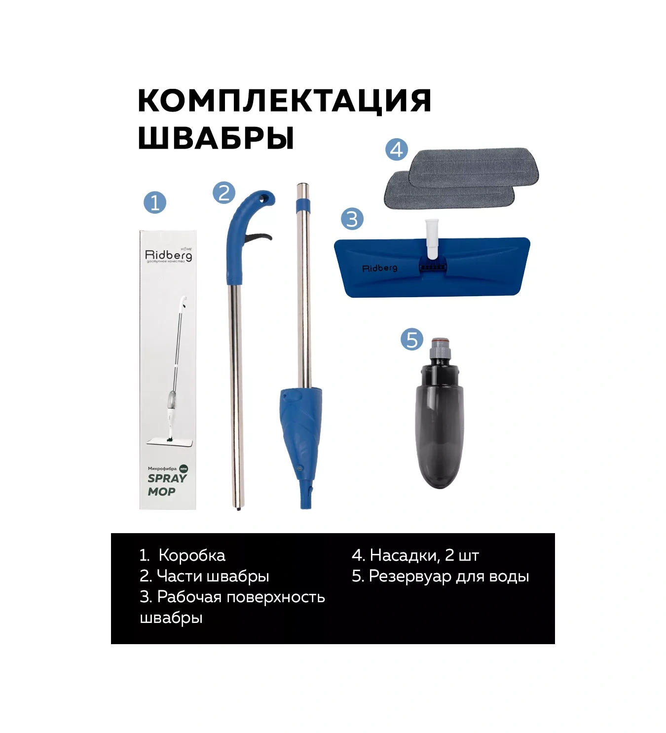 Rıdberg Home Ridberg Spray Mop Spreyli Yer Mopusu 146499959