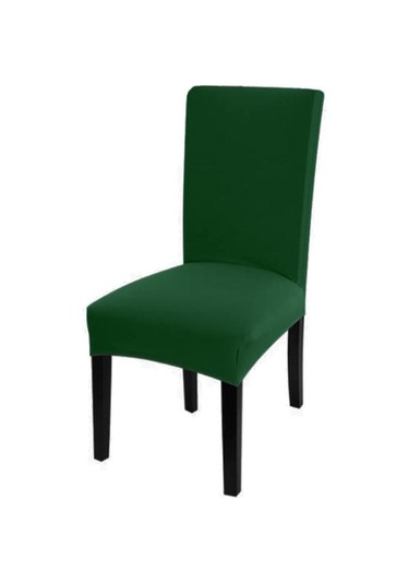 Jms Koyu Camgöbeği Katı Renk Sandalye Kapak Spandex Streç