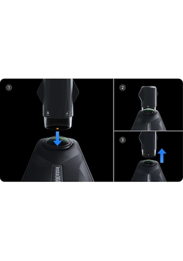 İnsta360 X5 Orijinal Replacement Lens Yedek Lens Kiti Siyah