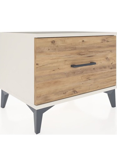 Hyperion Komodin Tek Çekmeceli 60x44x48 Aytaşı-çam Aytaşı