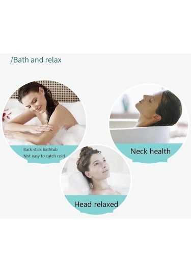 Pembe Banyo Kaynağı Su Geçirmez Kaymaz Spa Banyo Pedi Tam Vücut Küvet Minderi Banyo Yastığı M