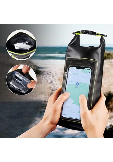 Vkemall 2l Pvc Su Geçirmez Sırt Çantası - Outdoor Ve Spor Aktiviteleri İçin Moda Ve Dayanıklı