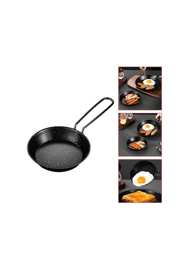 Pazly Kamp Kızartma Tavası 12cm Piknik Bahçe Barbekü Açık Hava Izgara 12cm Çok Renkli