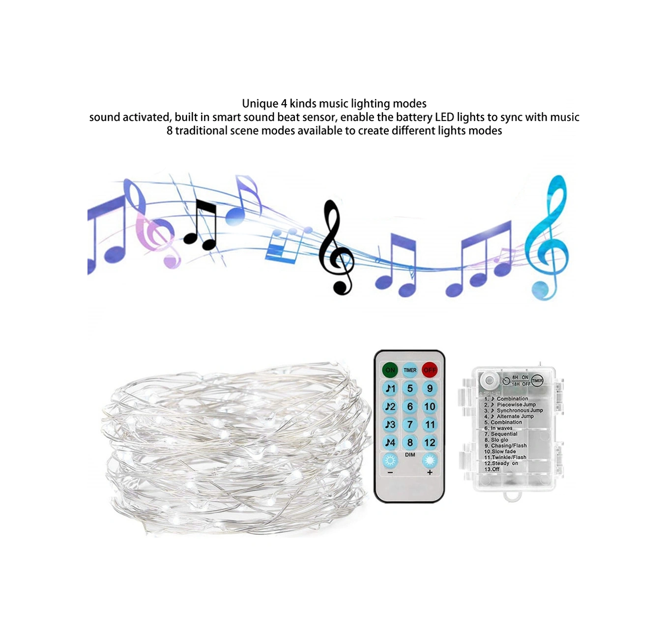 Hangfox Müzik Ve Ses Kontrollü Bakır Tel Led Işık Zinciri 10m 100 Ampul, 12 Aydınlatma Modu, Zamanlayıcı Ve Parlaklık Ayarlamalı, Noel Ve Parti Dekorasyonu Sıcak Beyaz, Pil Kutusu Tipi Sıcak Beyaz Hangfox Müzik Ve Ses Kontrollü Bakır Tel Led Işık Zinciri 10m 100 Ampul, 12 Aydınlatma Modu, Zamanlayıcı Ve Parlaklık Ayarlamalı, Noel Ve Parti Dekorasyonu Sıcak Beyaz, Pil Kutusu Tipi Sıcak Beyaz