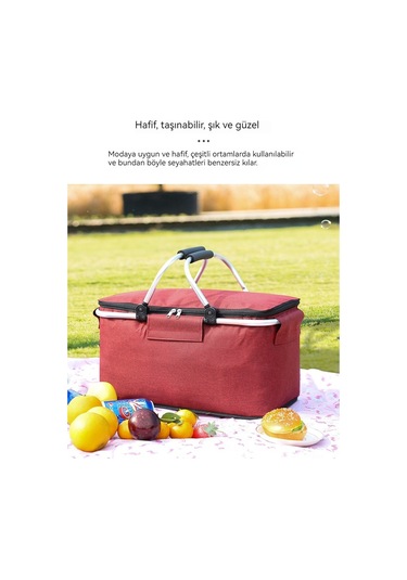 Eternal Luck Büyük Kapasite Termal Ve Soğukluk Taşınabilir Depolama Bölmesi - Gri 001 Gri