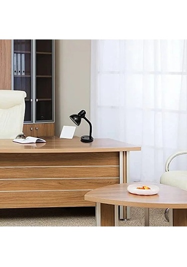 Şık Siyah Masa Lambası, Modern Tasarım .