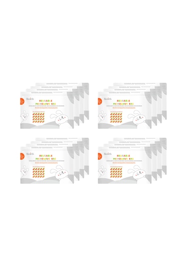 Leezsing Yeniden Kullanılabilir Mikrodalga Sterilizatör Torbaları Buhar Sterilizatör Torbaları Toplam 16 Torba, 320 Kullanım