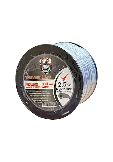 Misina Shark 3 Mm İçi Telli 2,5 Kg