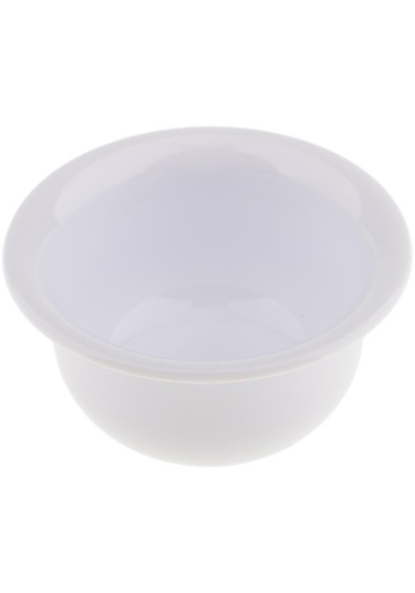 Suntek Beyaz Plastik Erkek Tıraş Kupa Kase Berber Sakal