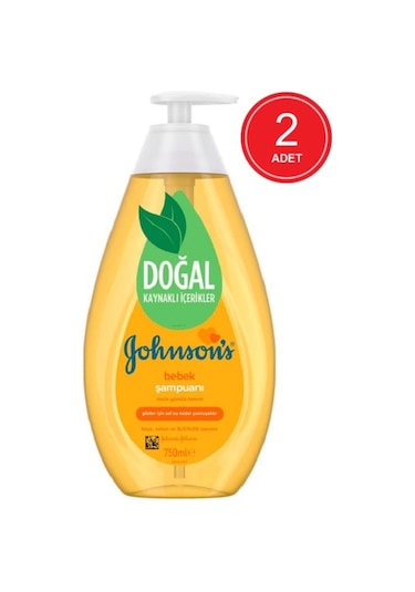 Johnson's Baby Bebek Şampuanı 2 x 750 ML
