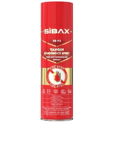 Sibax Sb112 Yangın Söndürücü Sprey 600 Ml