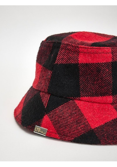 Ltb Kadın Şapka 011249060960019 - 13396 Kırmızı - Siyah