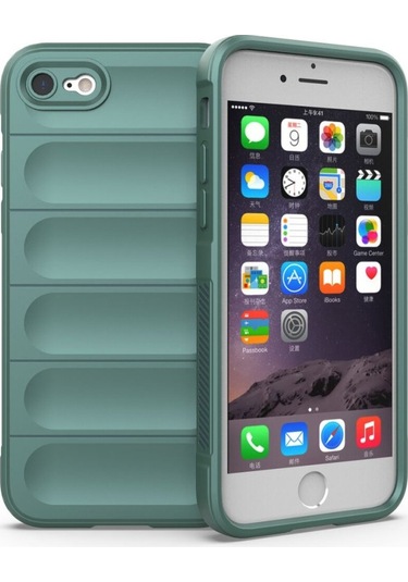 iPhone Uyumlu 7 / 8 Kılıf Optimum Lens Çerçeveli Silikon Kapak