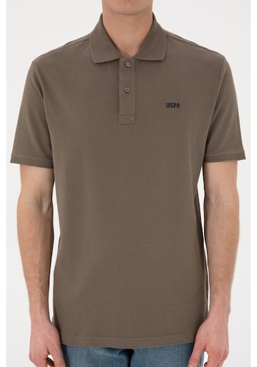 U.S. Polo Assn. Erkek Regular Fit Polo Yaka Vizon Basic Tişört 50306007-VR052 U.S. Polo Assn. Erkek Regular Fit Polo Yaka Vizon Basic Tişört 50306007-VR052