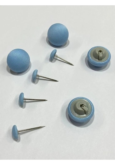 Yorgan Kılıfı Ve Çarşaf Tutucu Sabitleyici Yastık Nevresim Sabitleyici İğne/ 4 Lü Set - Mavi