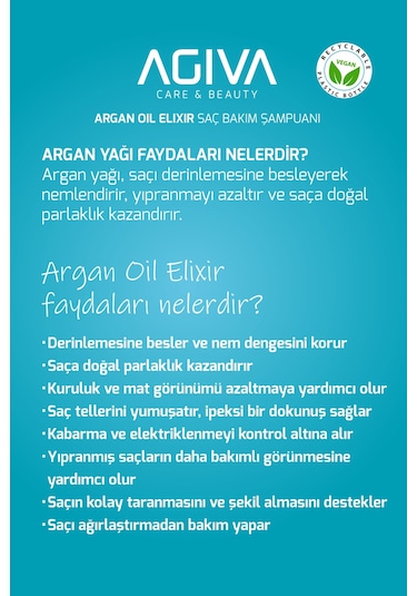 Argan Yağlı Şampuan-1000ml