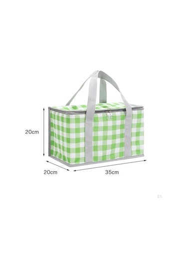 Kırmızı Taşıma Çantası Soğutucu Saplı Standlar Dik Yalıtımlı Yeniden Kullanılabilir Market Alışverişi Kırmızı